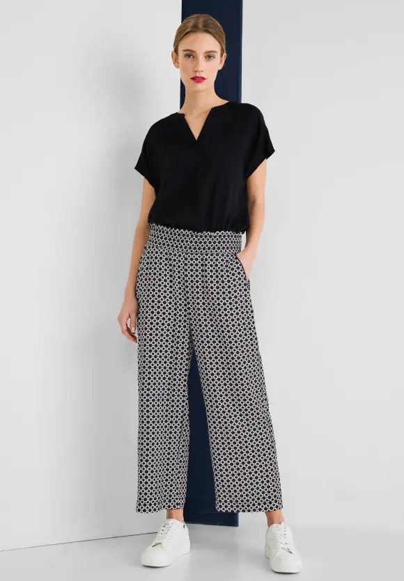 Street One Loose Fit Hose mit Print