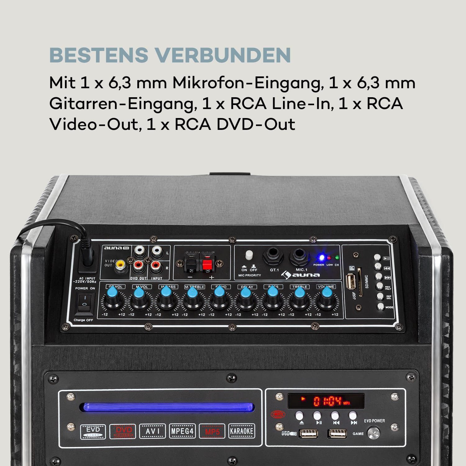 Auna DisGo Box Portable-Lautsprecher