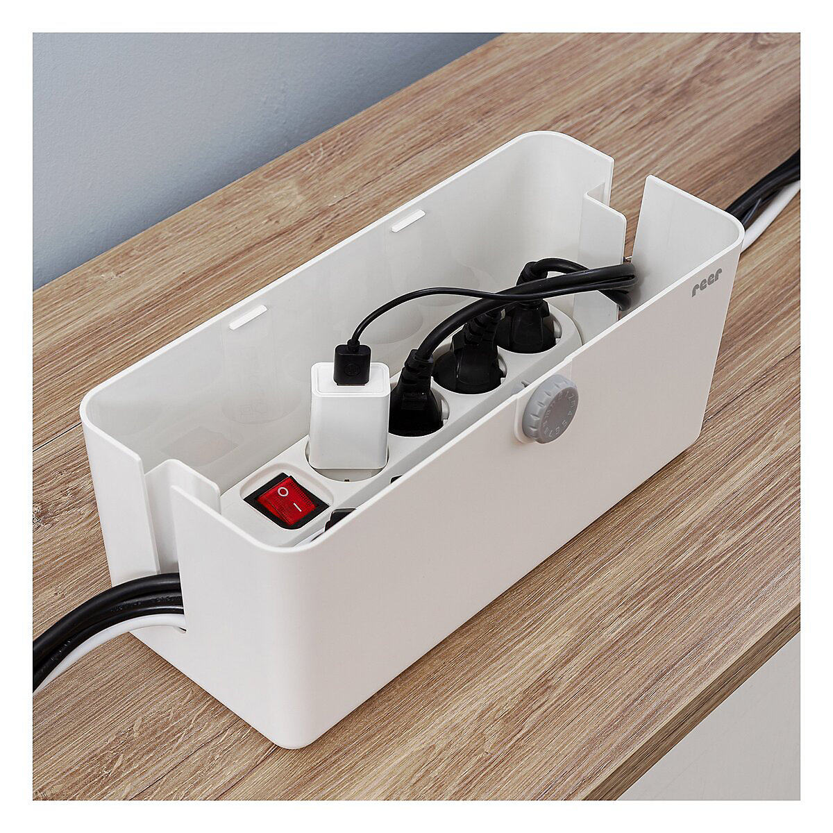 Kabelbox CableGuard weiß