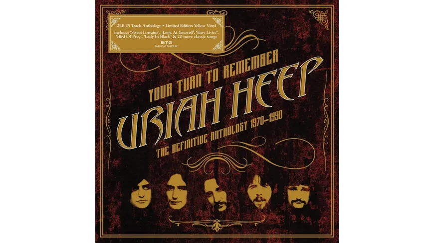 The Definitive Anthology 1970-1990 Coloured Vinyl Yellow Vinyl