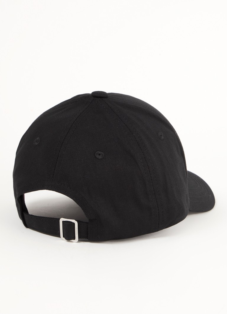 Czapka z daszkiem bawełniana HUGO BOSS z haftowanym logo