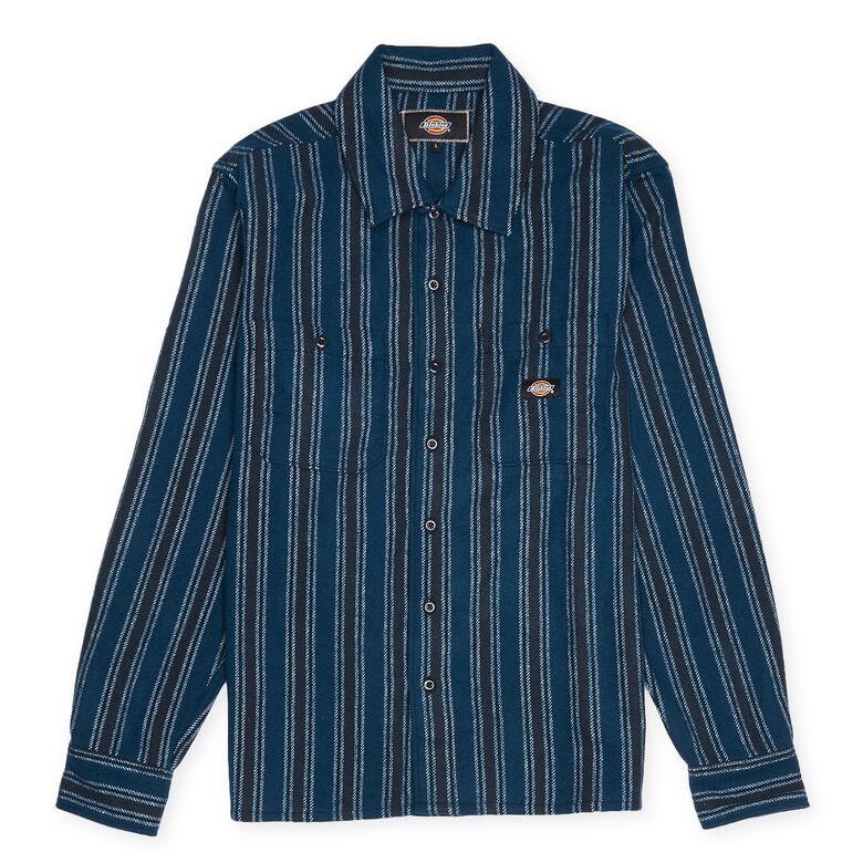 Dickies Hope Stripe Shirt Western Stripe dark navy
