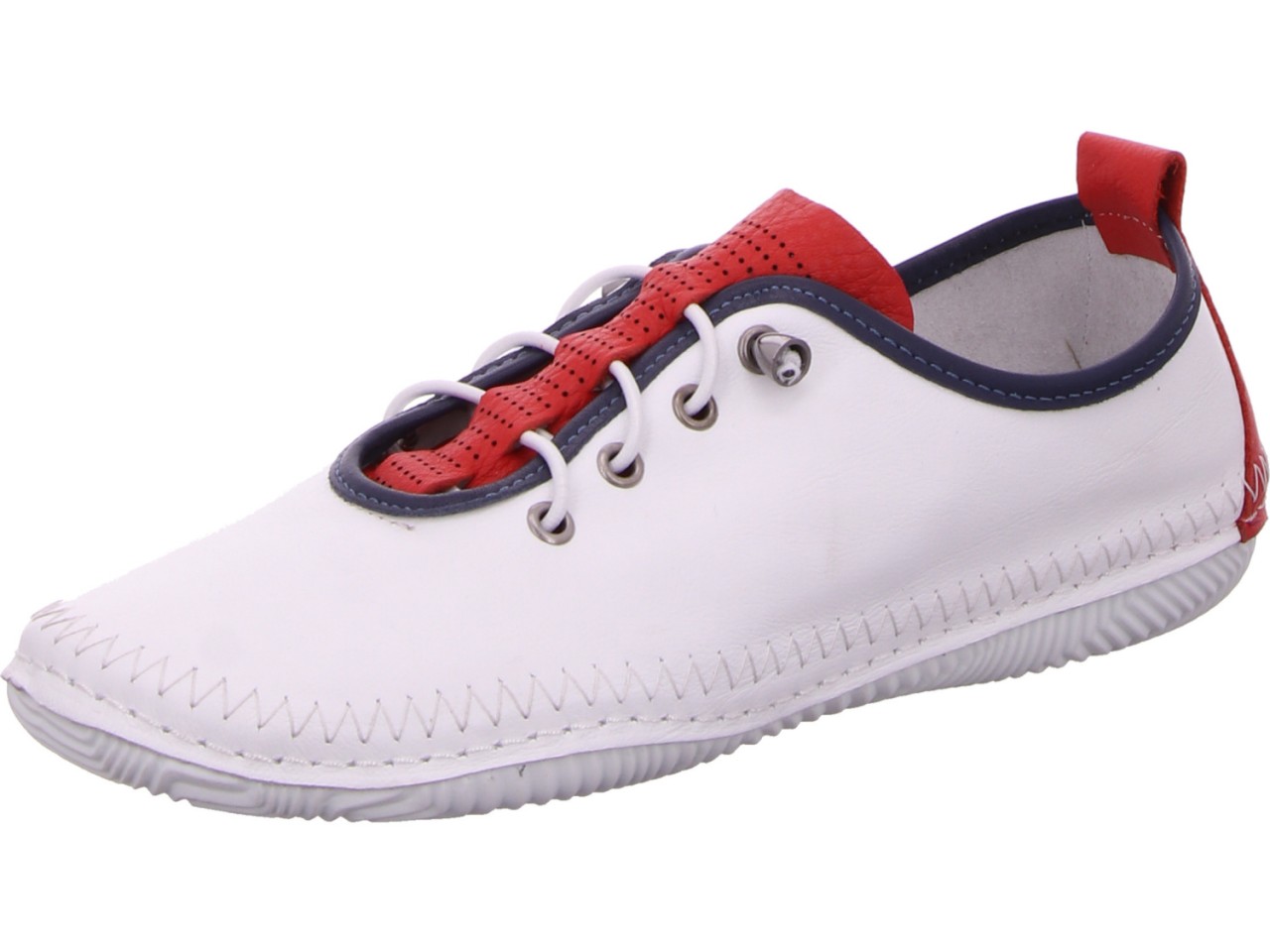 DIVERSE Sportliche Slipper weiss