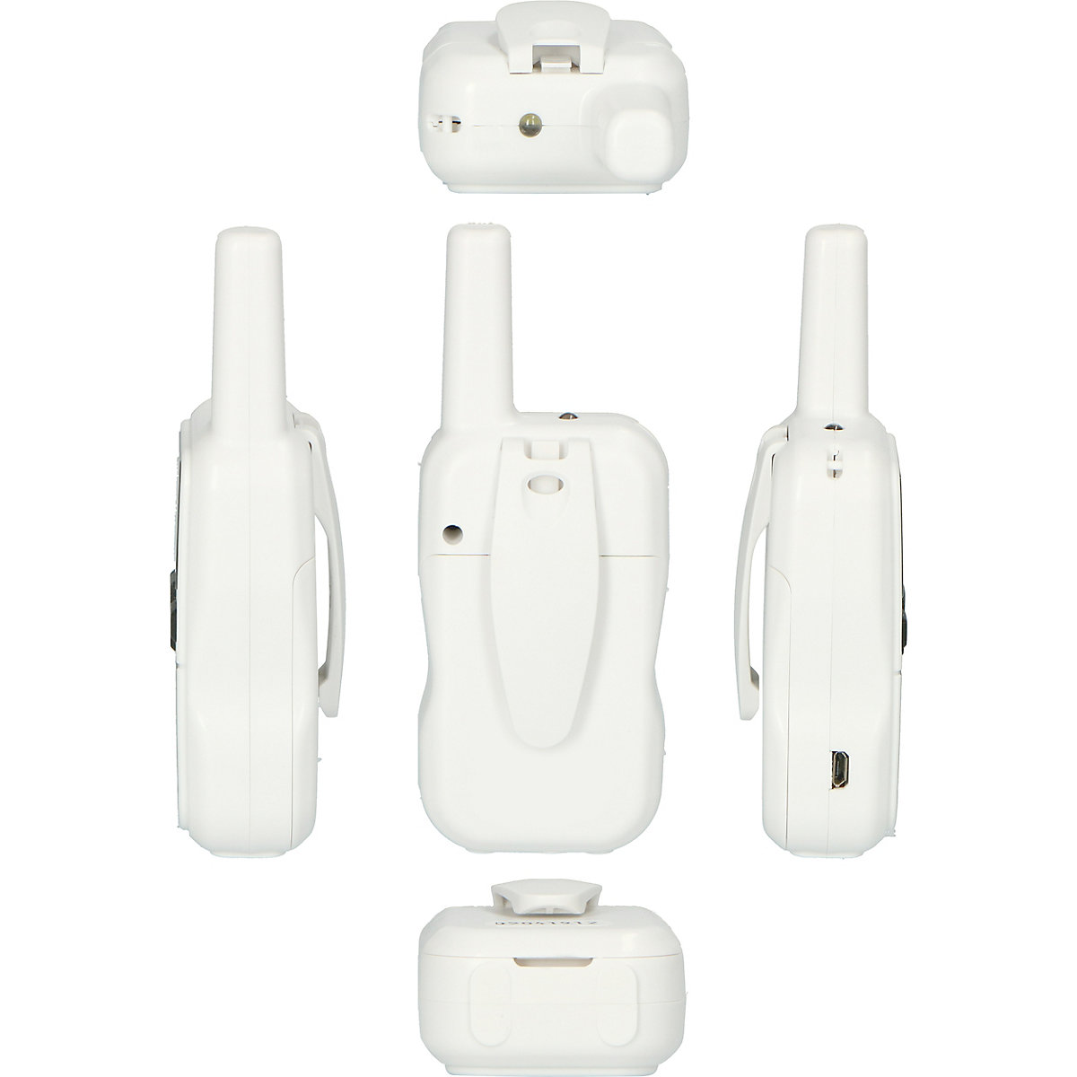 DBX-80 - Babyphone mit Reichweite von bis zu 3.000 Metern, weiß/anthrazit