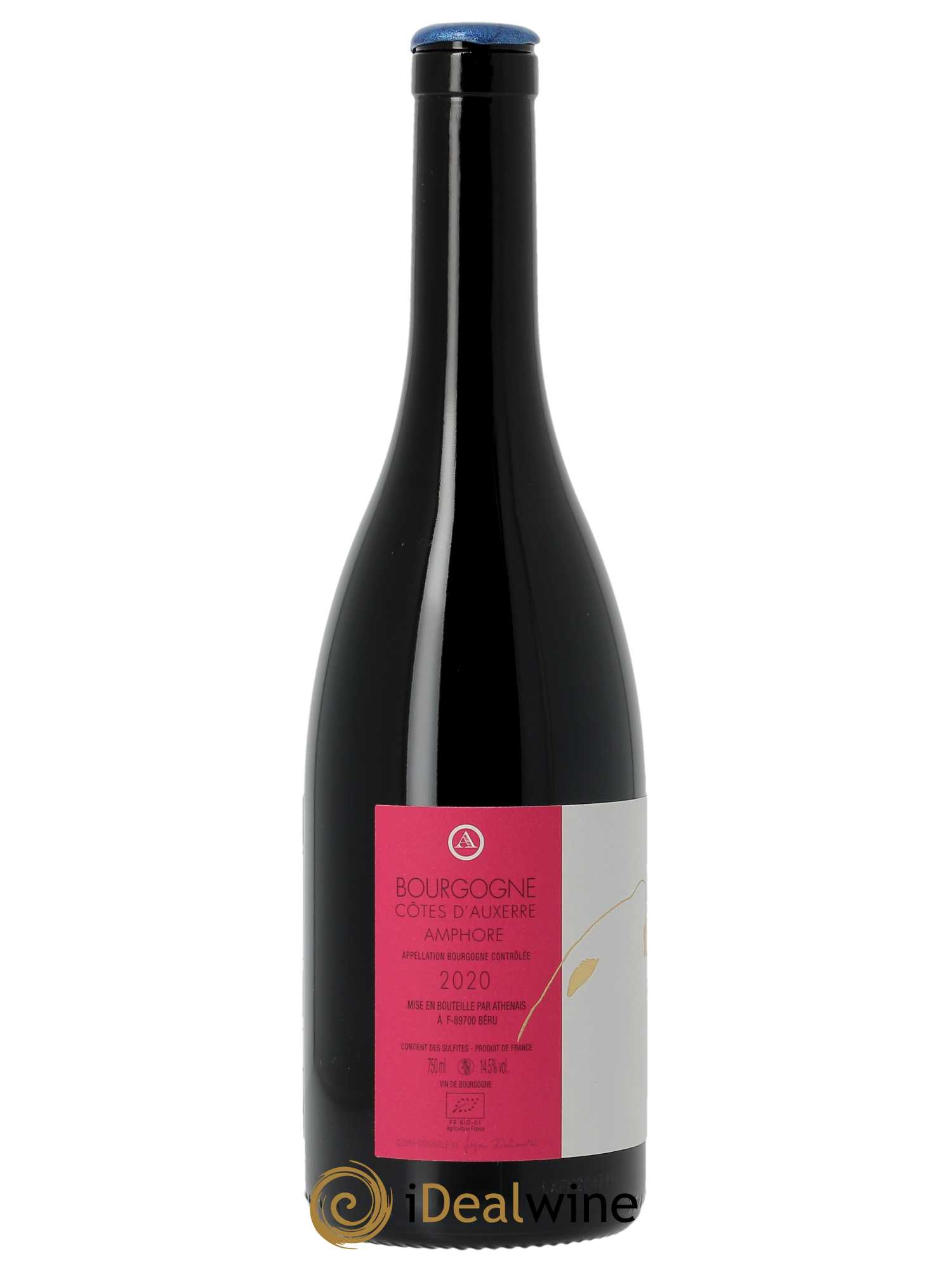 Bourgogne Côtes d'Auxerre Amphore Château de Béru  2020 - Lot de 1 Bouteille