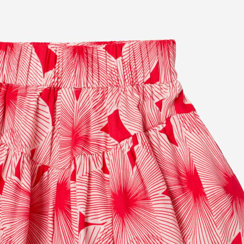 Jupe-short bébé fille pivoines rose Catimini