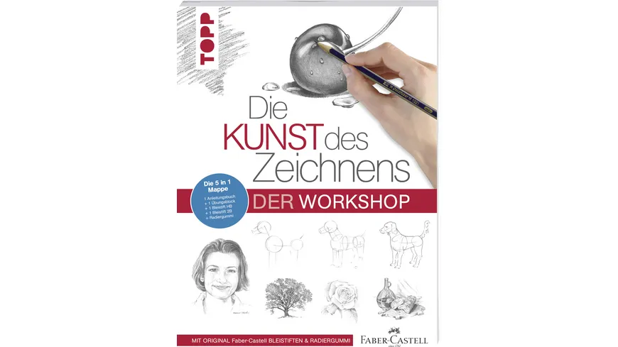 Die Kunst des Zeichnens - Der Workshop 5 in 1 Mappe
