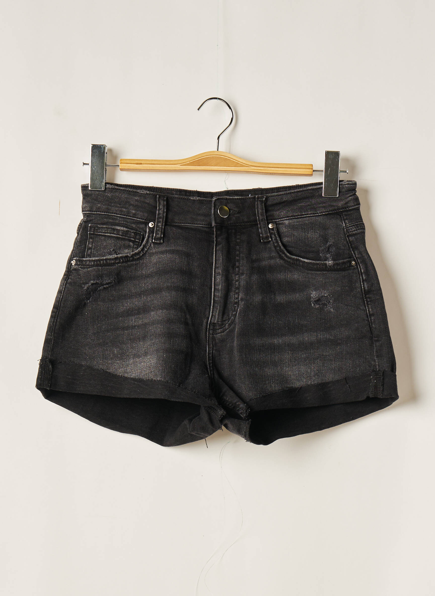 H M Shorts 1 Femme couleur noir
