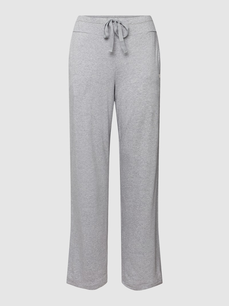 Loungehose mit elastischem Bund in mittelgrau