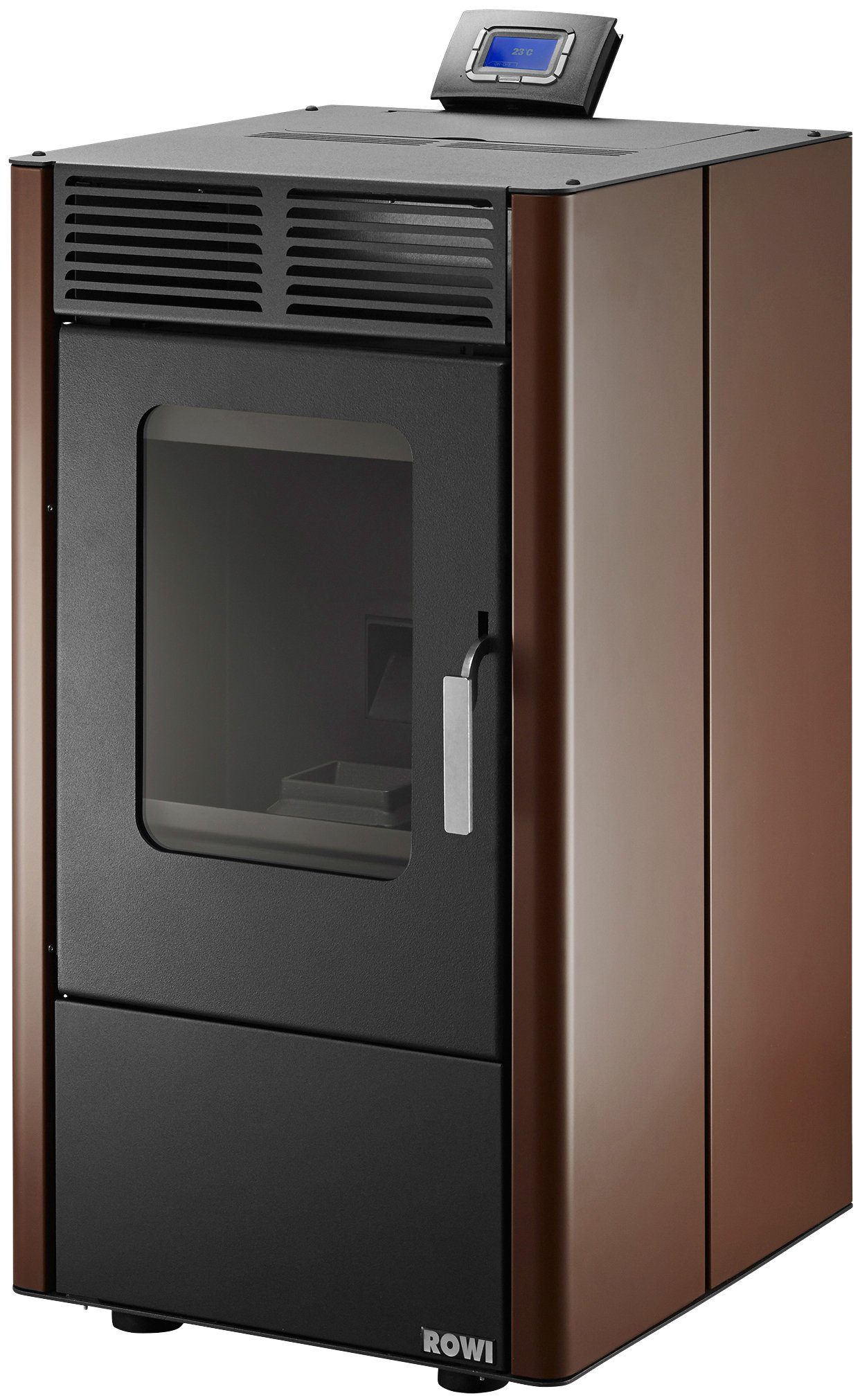 ROWI Pelletofen HPO 6/2 MODESTO, 6 kW, Zeitbrand, 55-90 W, 230 V