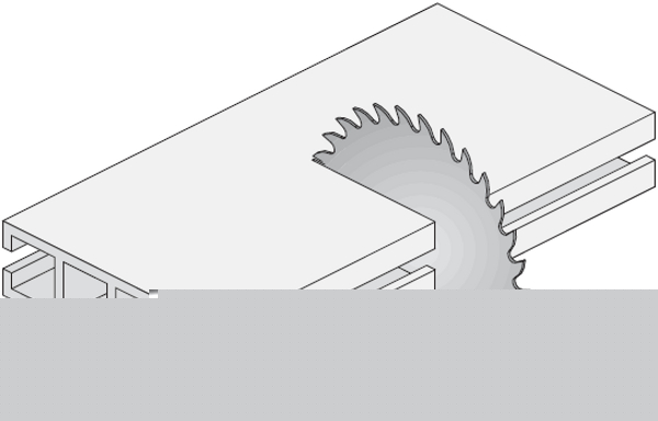 Lâmina de serra CMT 283.108.14M com dentes trapezoidais esquerdo/direito, muito fina, 350 x 30 x 108T