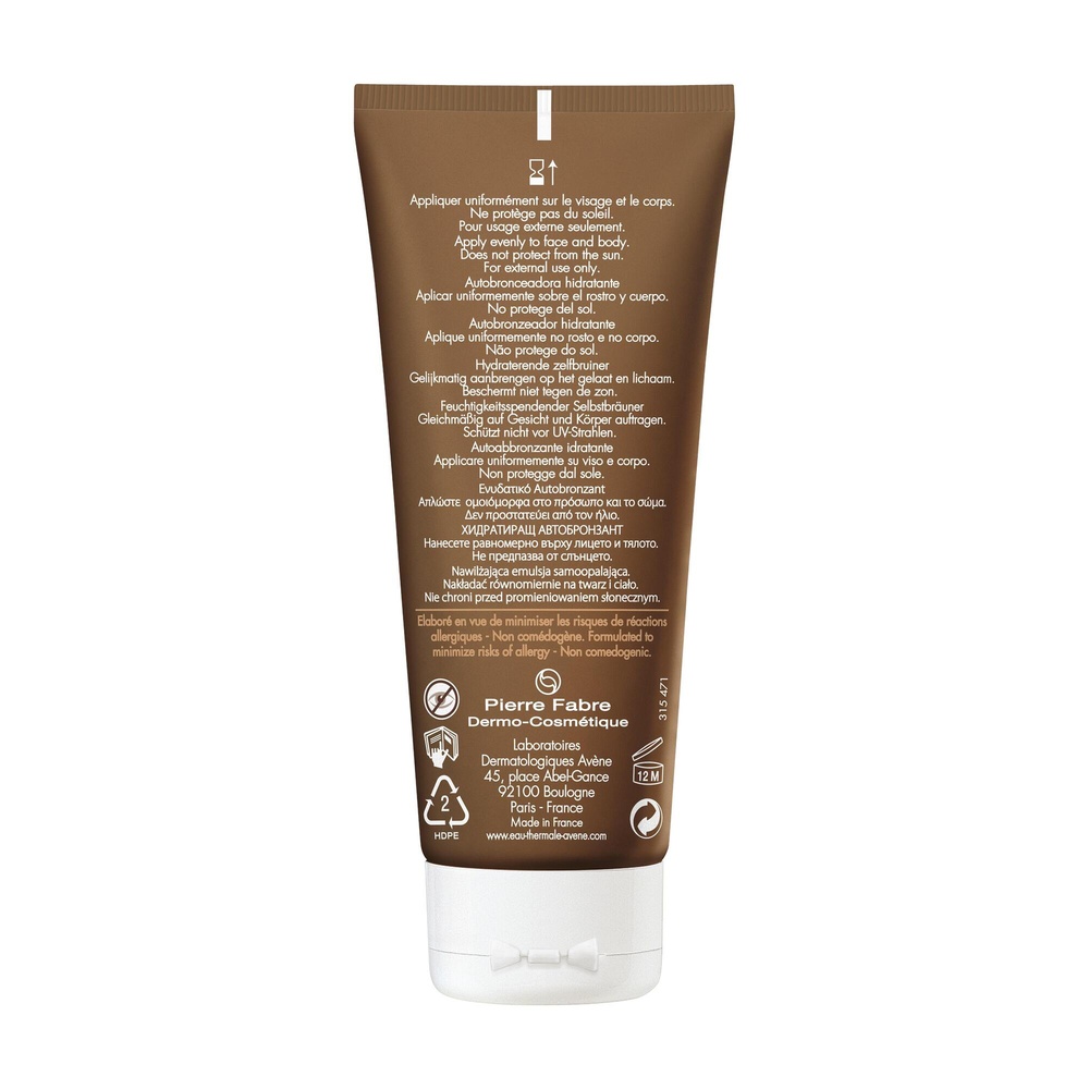 Avène SOLAIRE Lait Autobronzant Gelée Satinée100ml Lait solaire