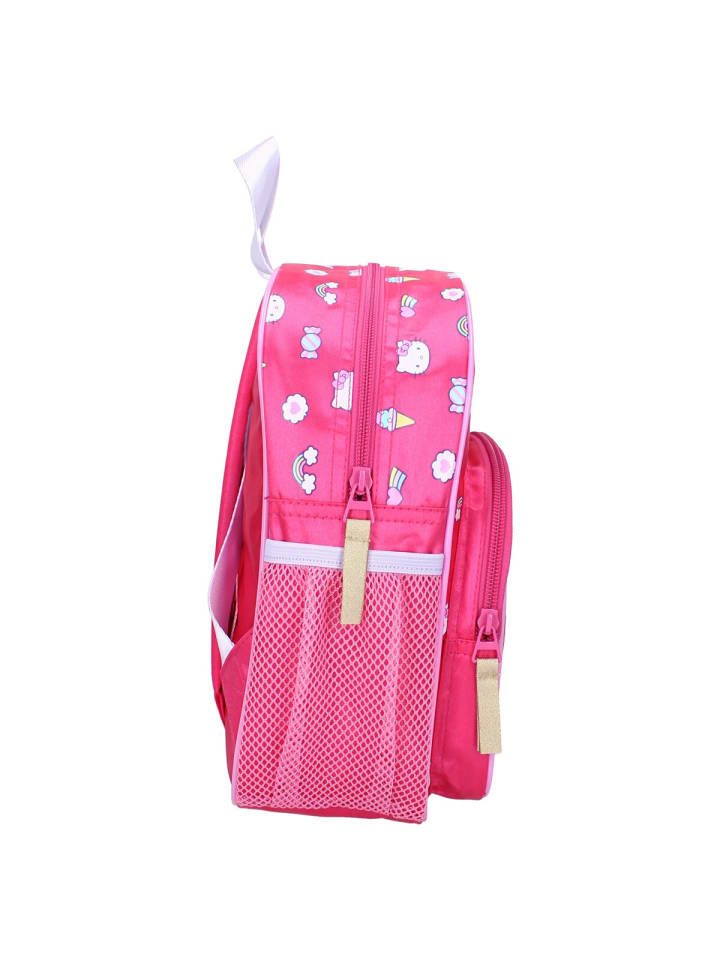 COFI 1453 Hello Kitty Rucksack –geräumigem Hauptfach und verstellbaren in Rosa günstig kaufen 29 x 22 cm