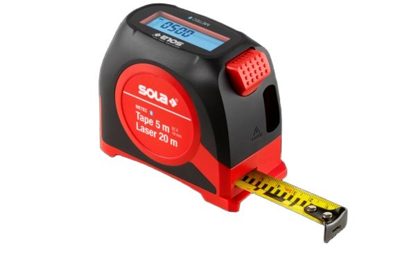 Sola 71510201 METEC Digitalna mjerna traka s laserskim mjeračem udaljenosti