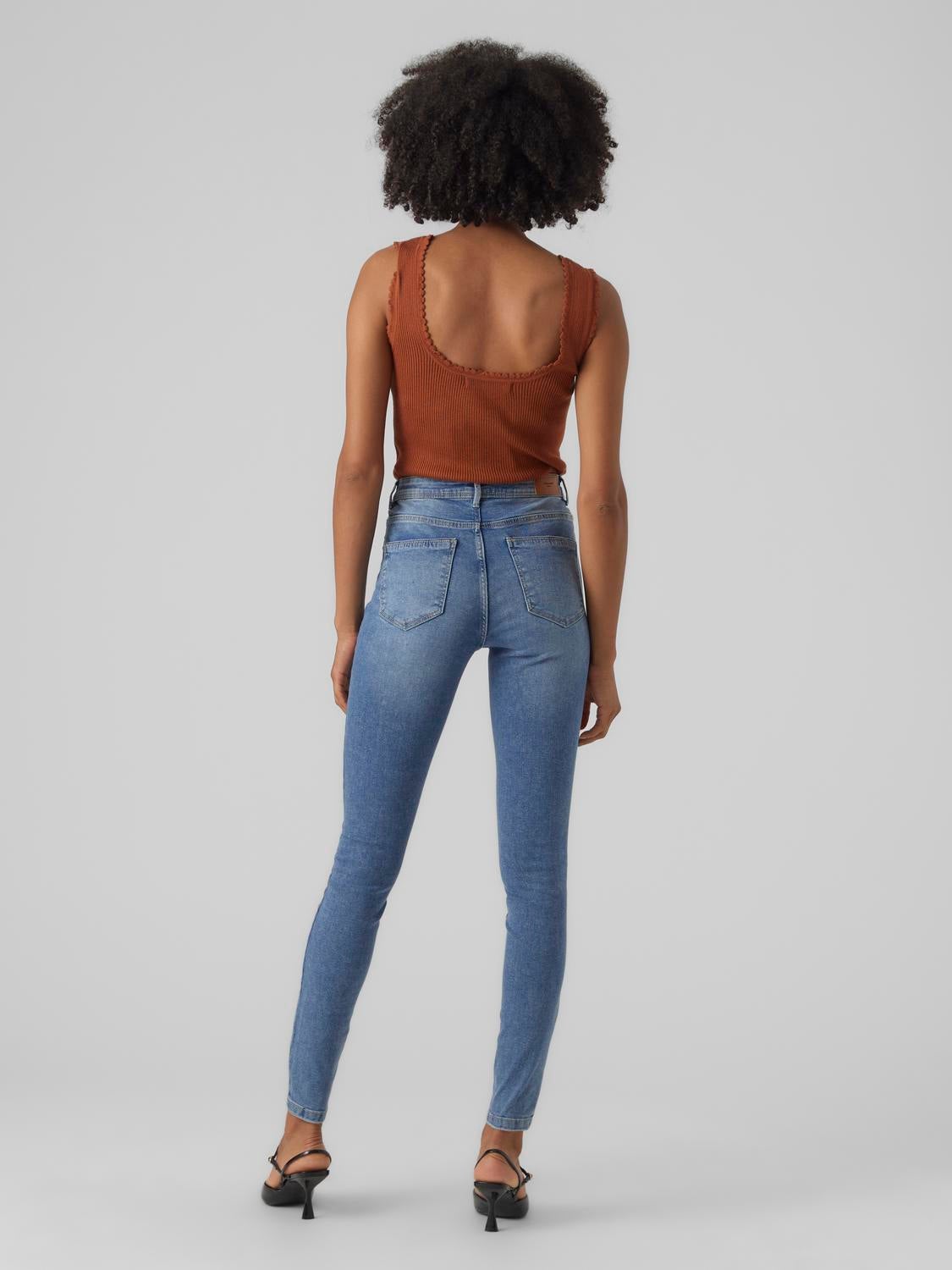 VMTANYA Mid Rise Skinny Fit Jeans