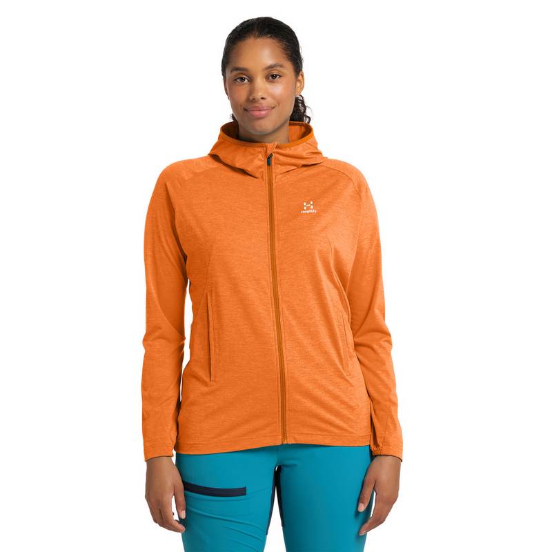 Haglöfs Mirre Mid Hood Fleecejacke Damen