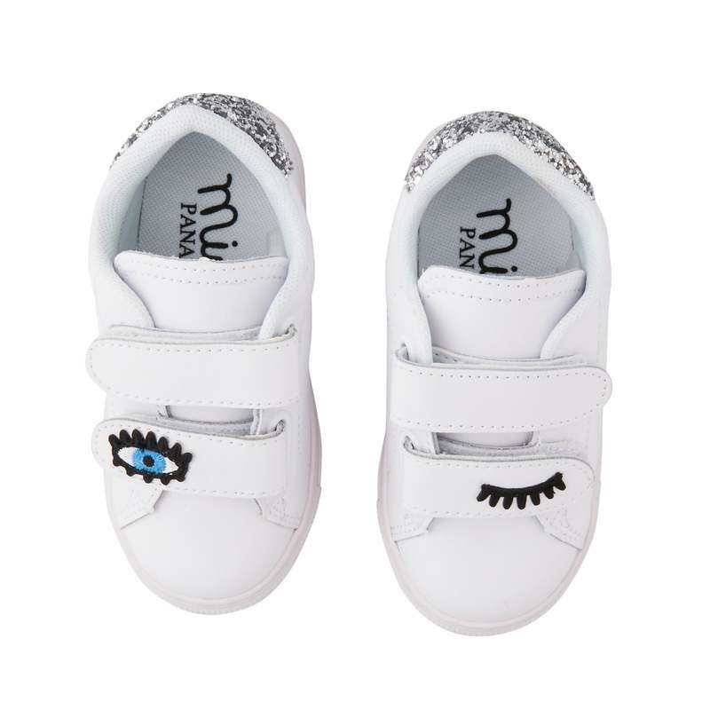 Baskets en cuir Mini Edith eyes