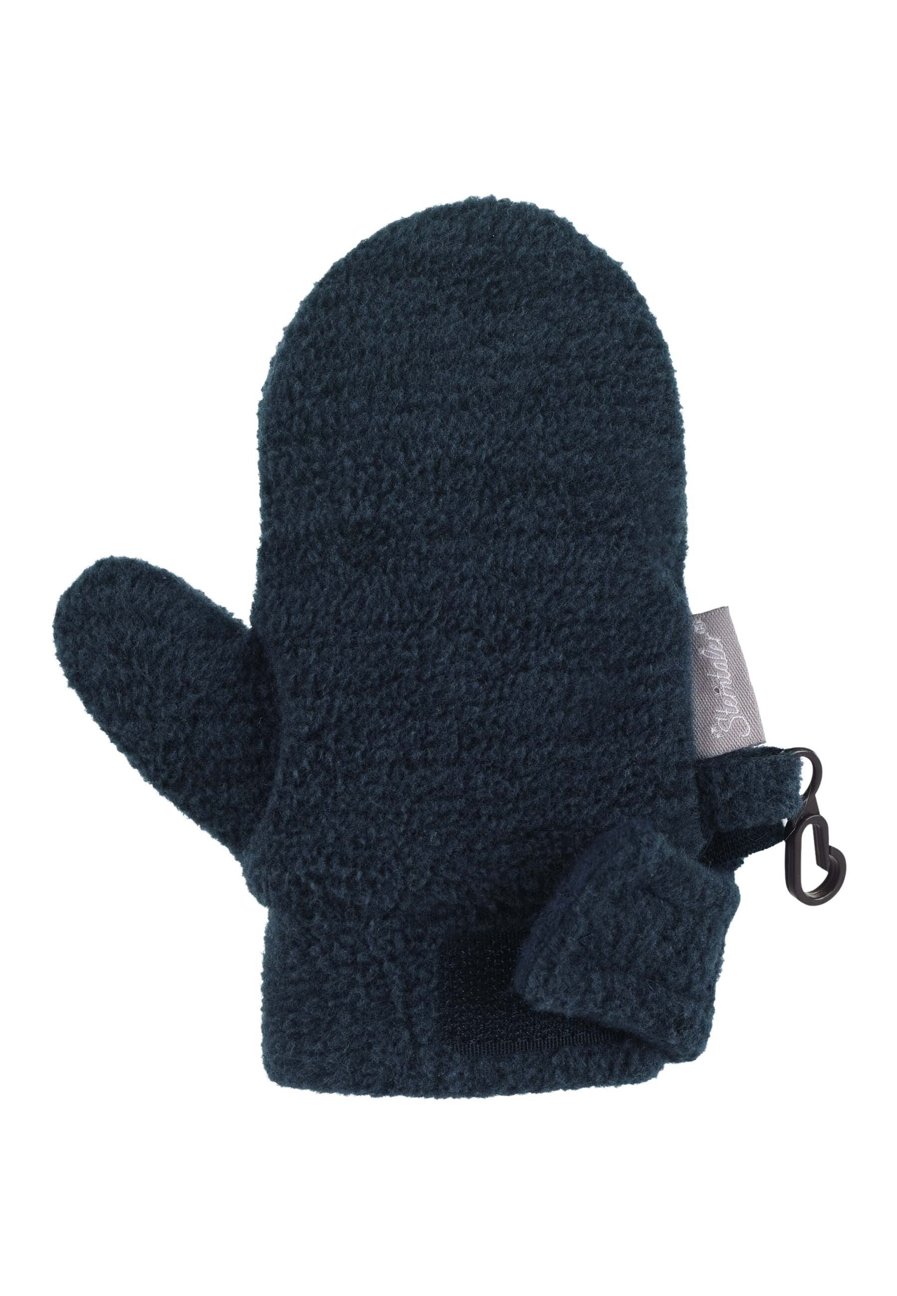 Fäustlinge mit Daumen, Microfleece melange (recycelt)