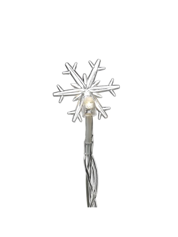 MARELIDA LED Lichterkette Schneeflocken L: 2m in transparent günstig kaufen onesize