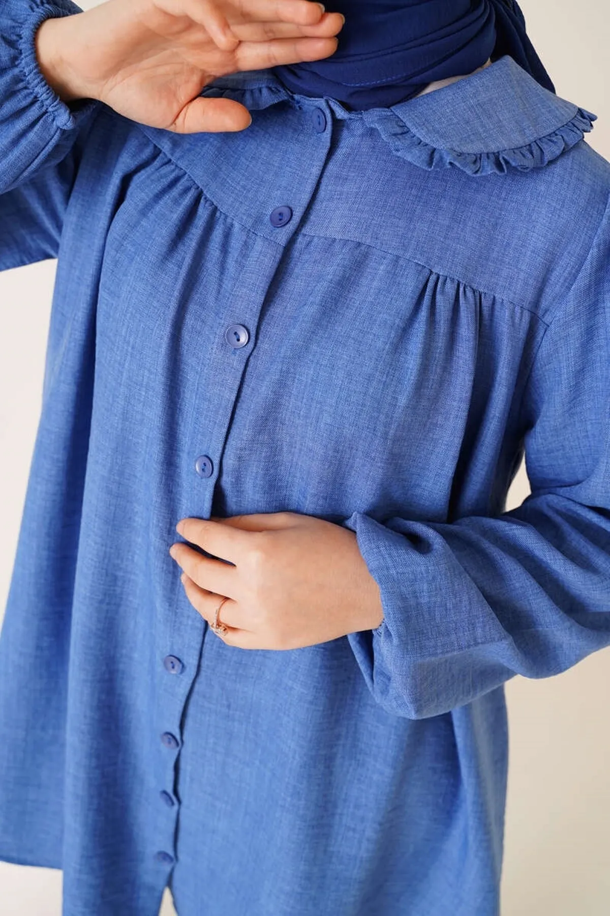 VOLT CLOTHİNG  Hemde - Dunkelblau - Regular Fit