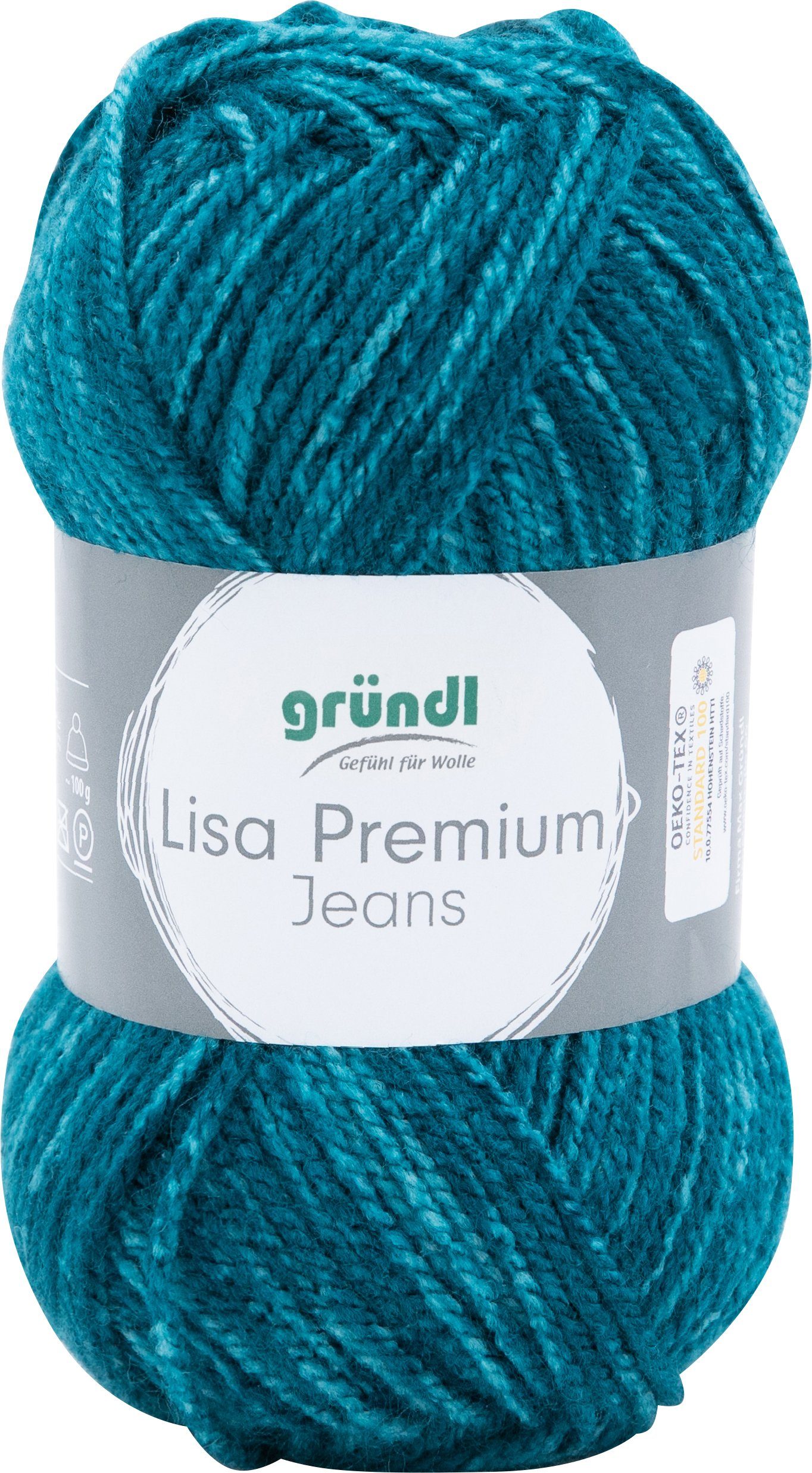 Gründl Wolle Lisa Premium Jeans Häkelwolle, 50 g