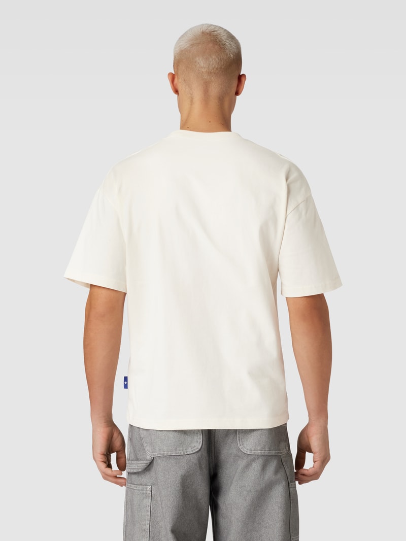 T-Shirt mit Motiv-Print in offwhite