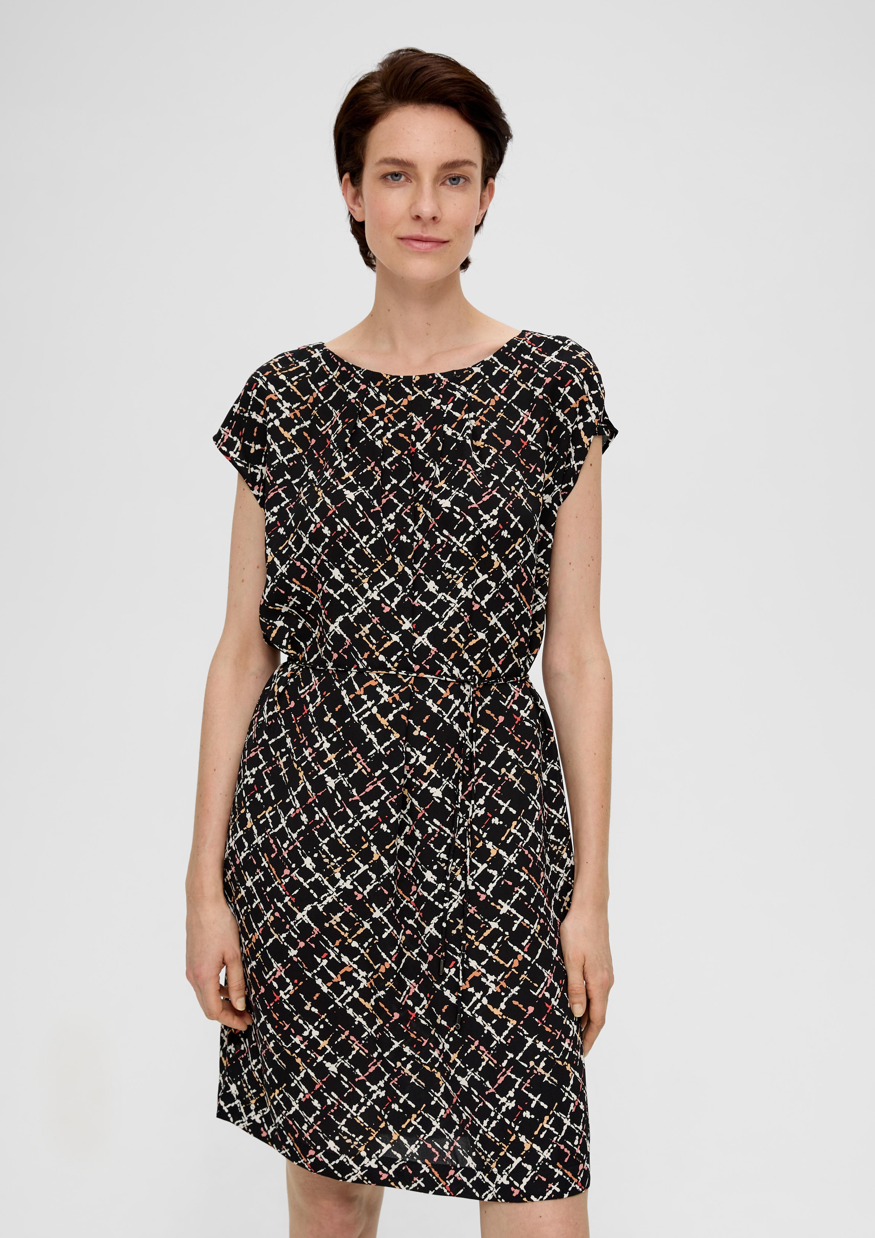 Viskosekleid mit Bindeband  2138841-99A3