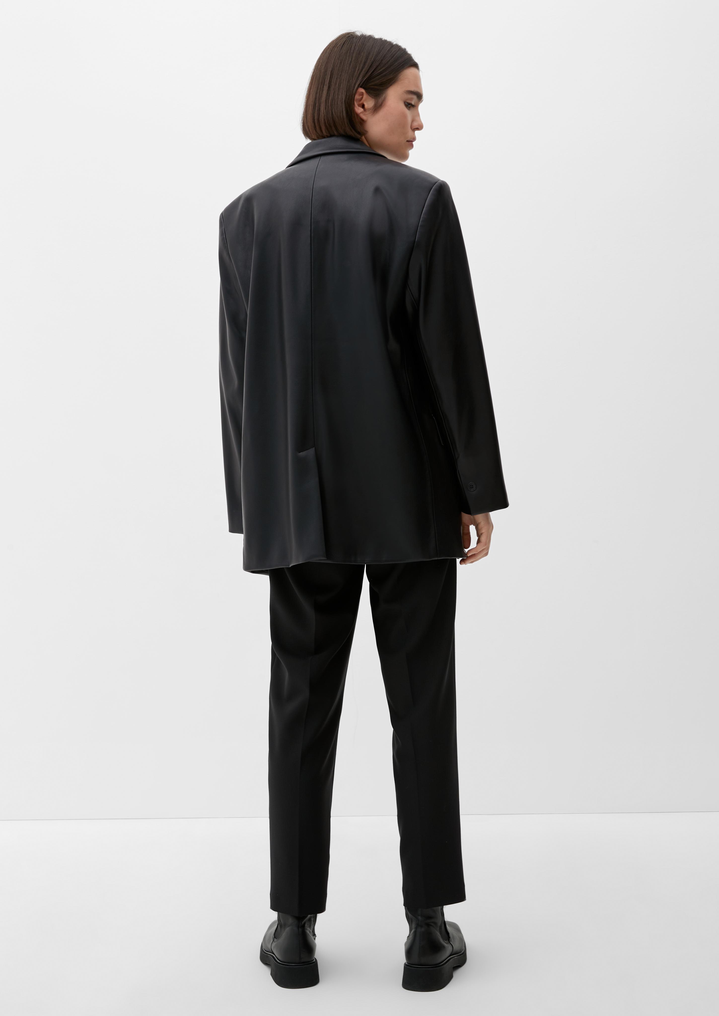 Blazer aus Lederimitat  2124654-9999