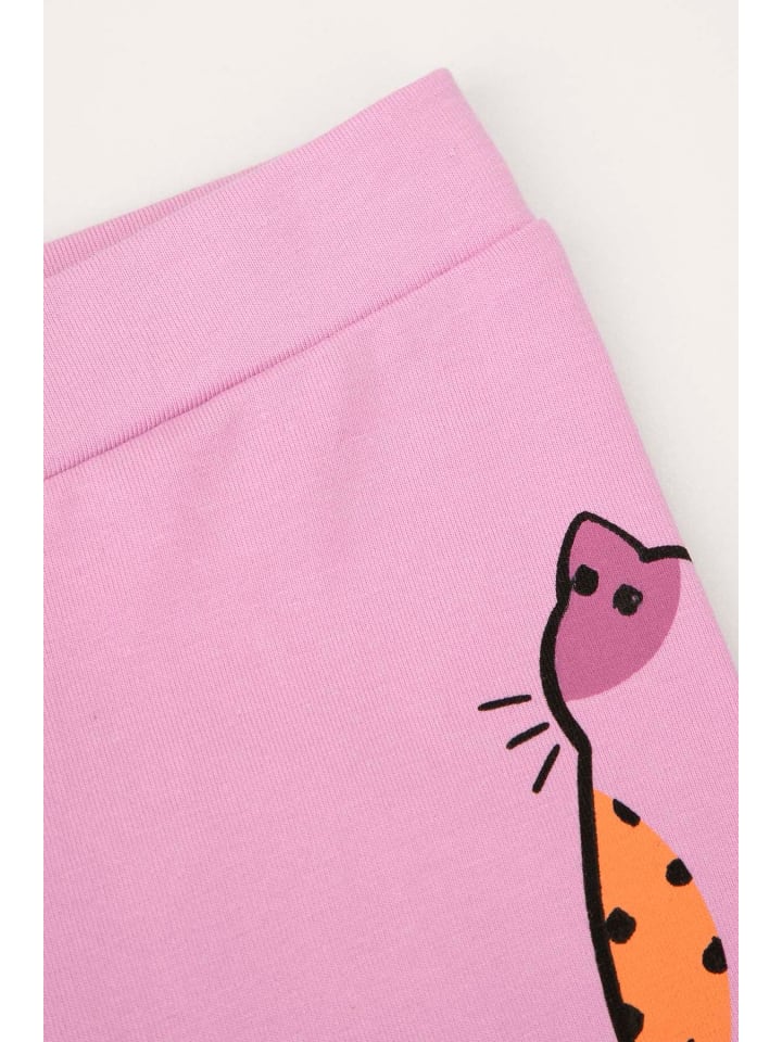 Coccodrillo Leggings mit langem Hosenbein  in rosa günstig kaufen