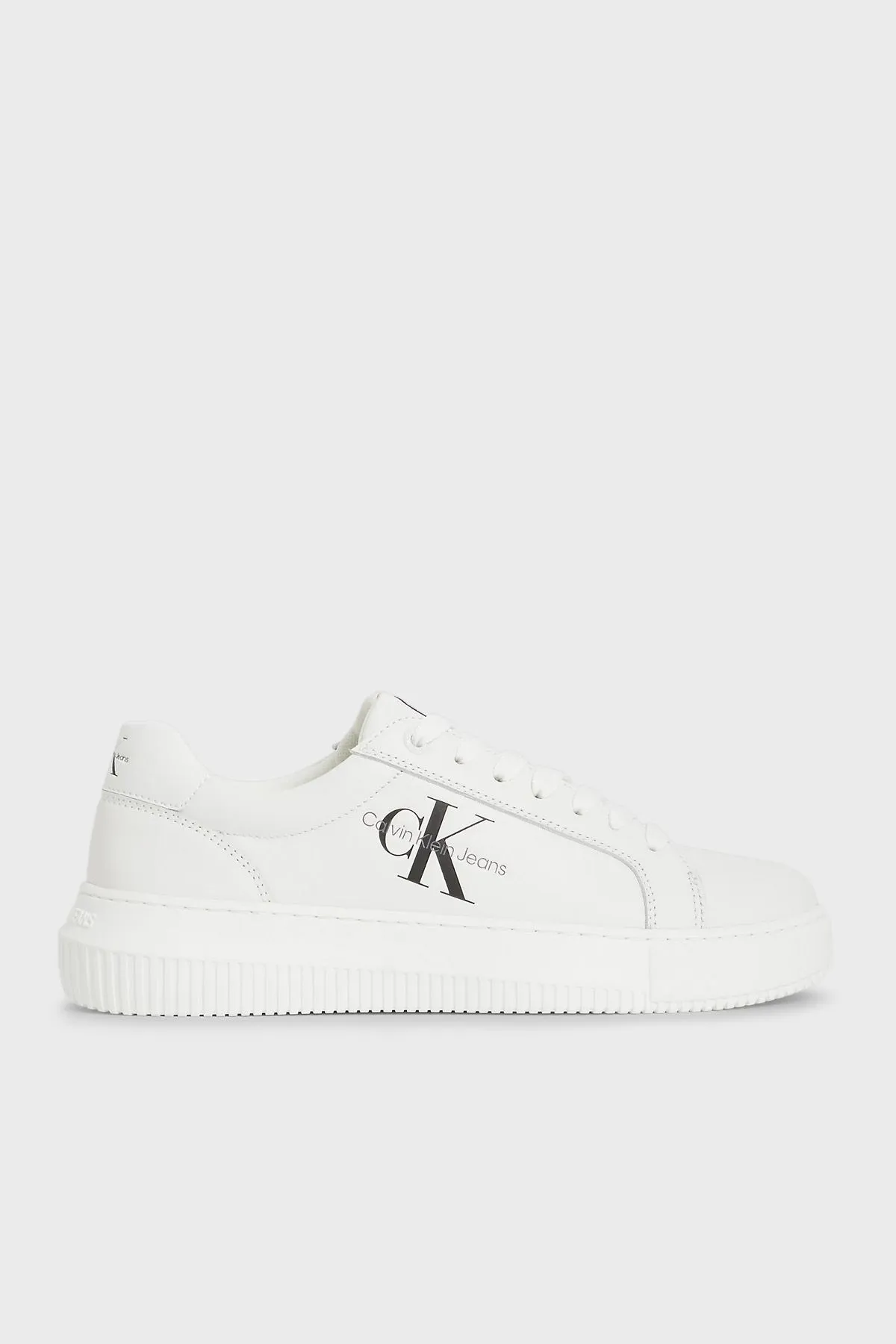 Calvin Klein  Weiße Damen-Sneaker mit Markenlogo, geeignet für den täglichen Gebrauch Yw0yw00823-02s
