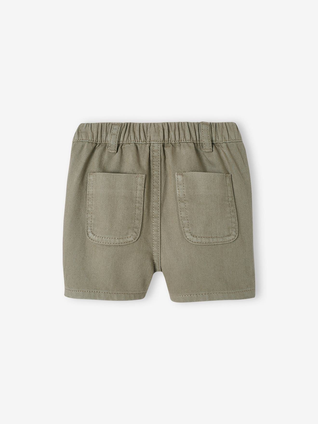 Vertbaudet Baby Shorts mit Dehnbund - khaki