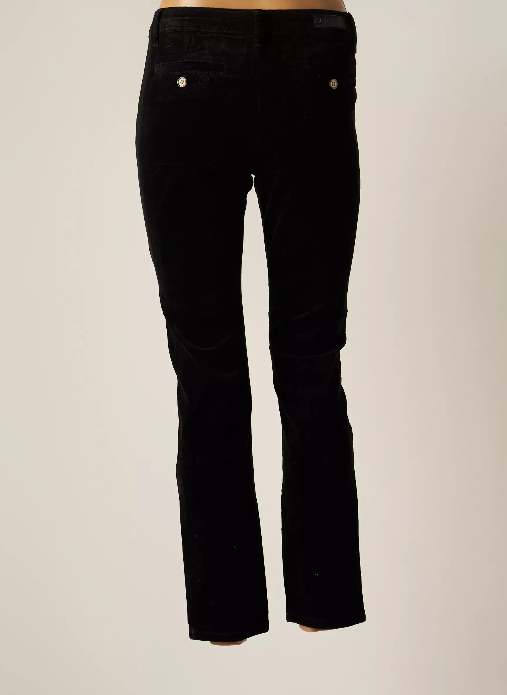 R Display Pantalons Chino Femme couleur noir