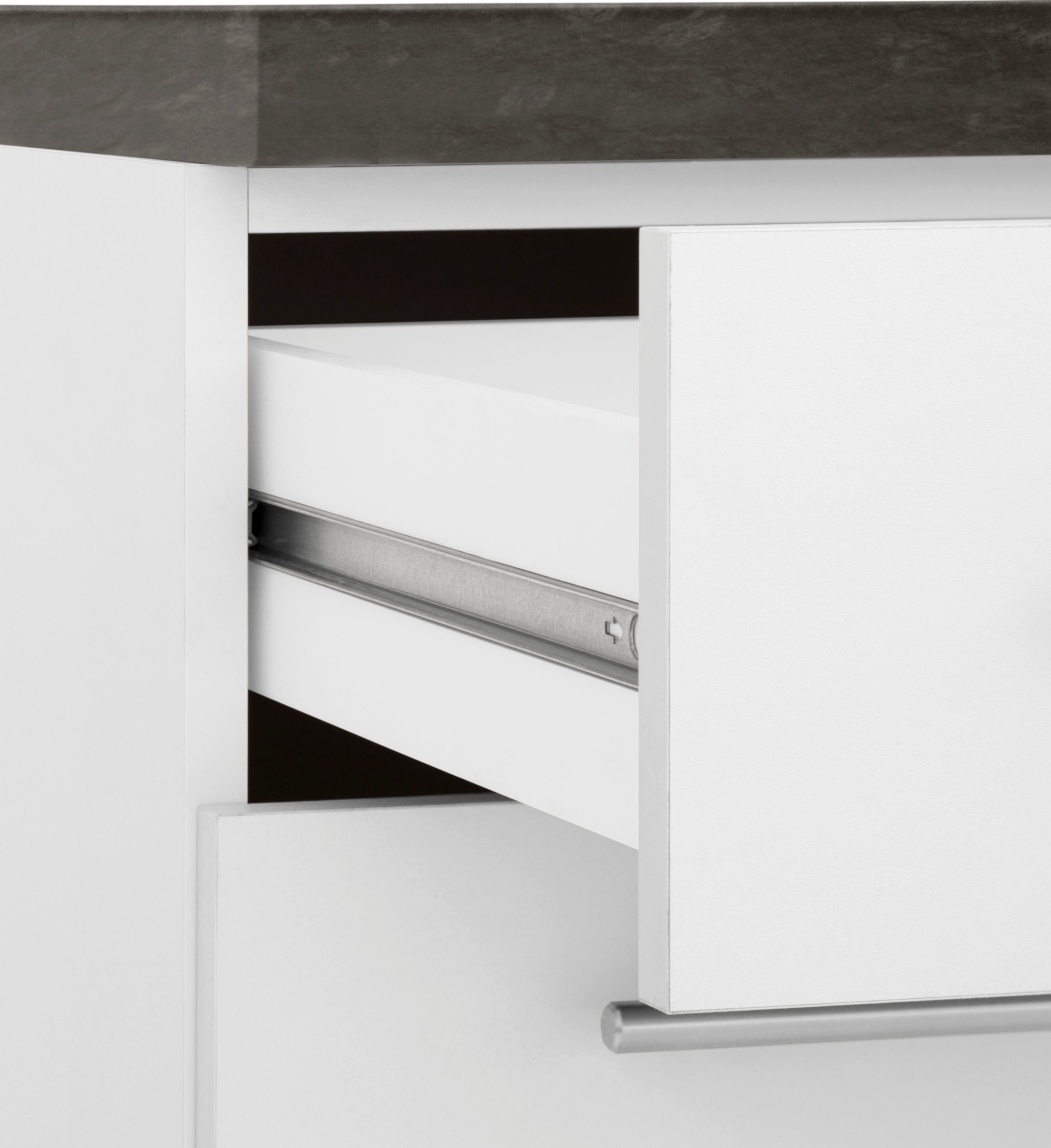 wiho Küchen Küchenzeile Unna, mit E-Geräten, Breite 280 cm