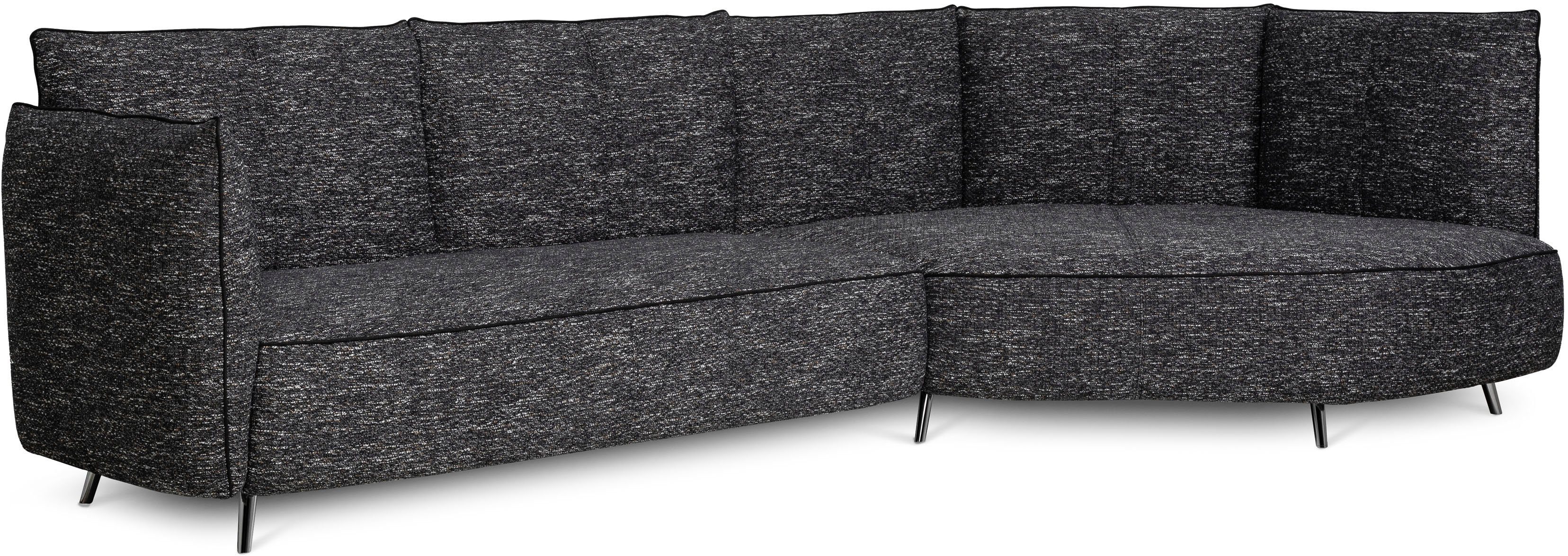 designwerk Loungesofa Faber, mit Rückenteil- und Armteilverstellung