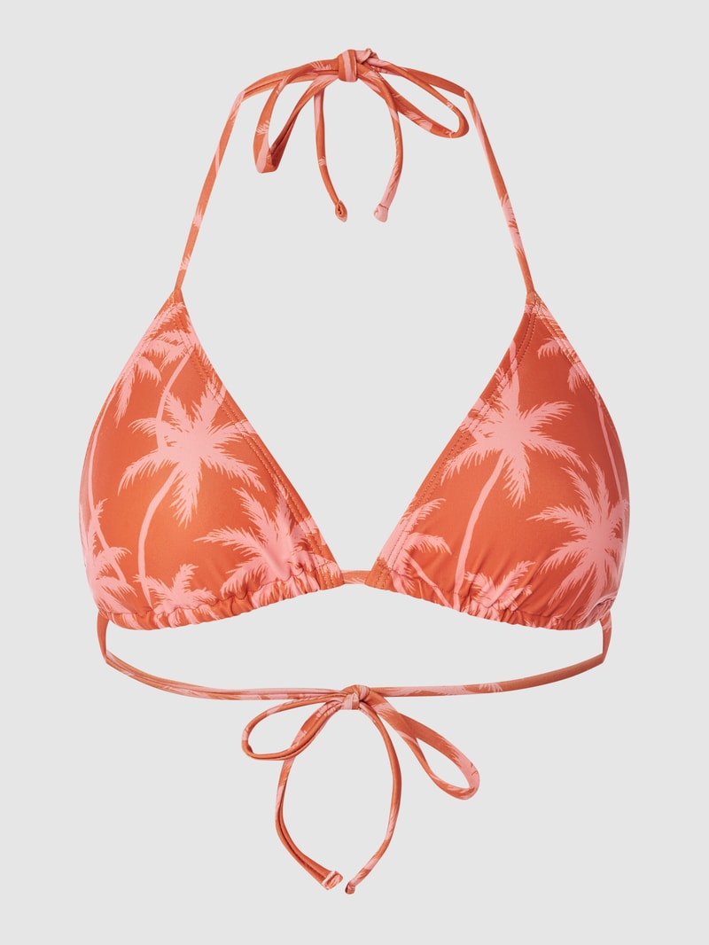Bikini-Oberteil in Triangel-Form Modell 'Liz' in orange