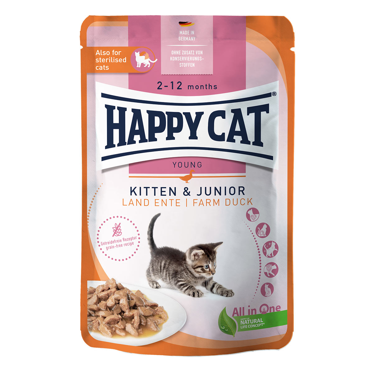 Happy Cat Tray Kitten & Junior Land Geflügel kaufen bei ZooRoyal