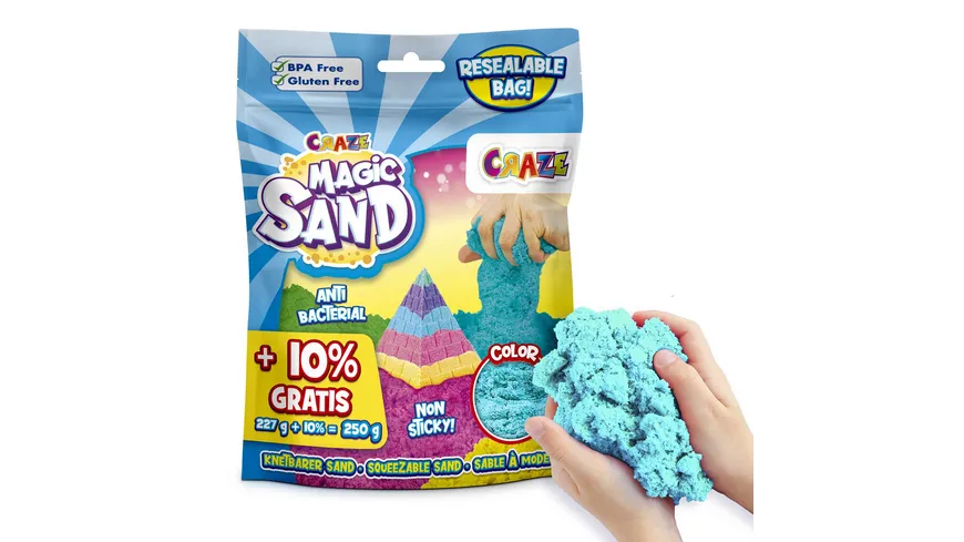 CRAZE - MAGIC SAND Starter Foilbag, 1 Stück, sortiert