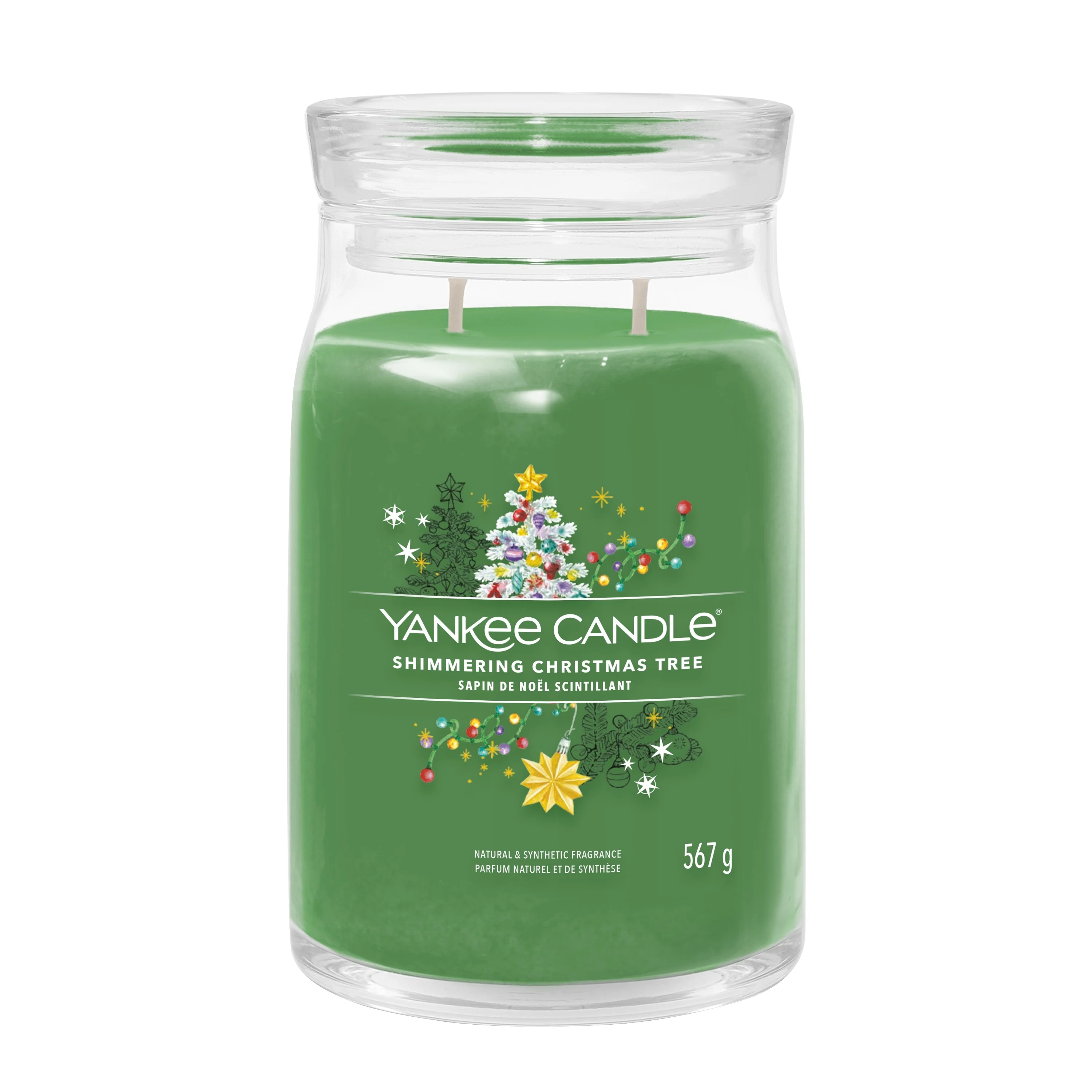 Signature Jar Candles Shimmering Christmas Tree - Scented Candle