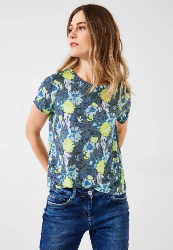 CECIL T-Shirt mit Alloverprint