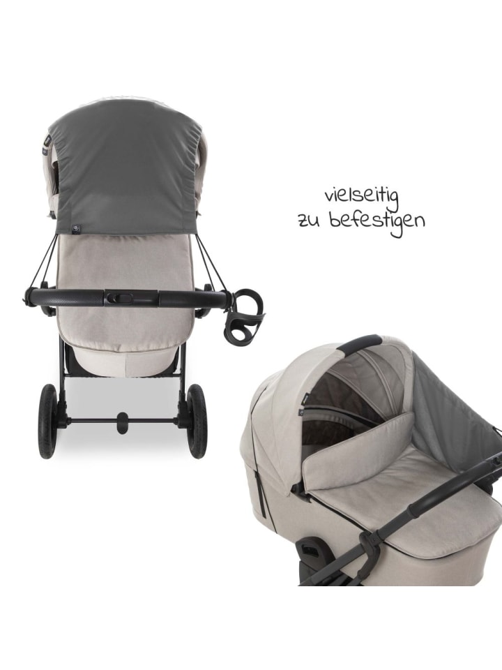 Hauck Universal Sonnensegel für Kinderwagen - Grey in grau günstig kaufen onesize