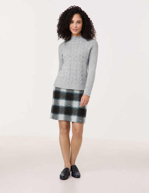 Wollpullover mit Kaschmiranteil