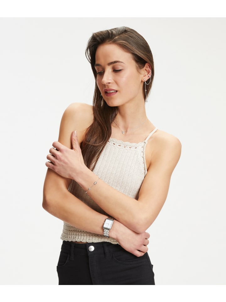 Tamaris Armbanduhr in silber-weiß günstig kaufen onesize