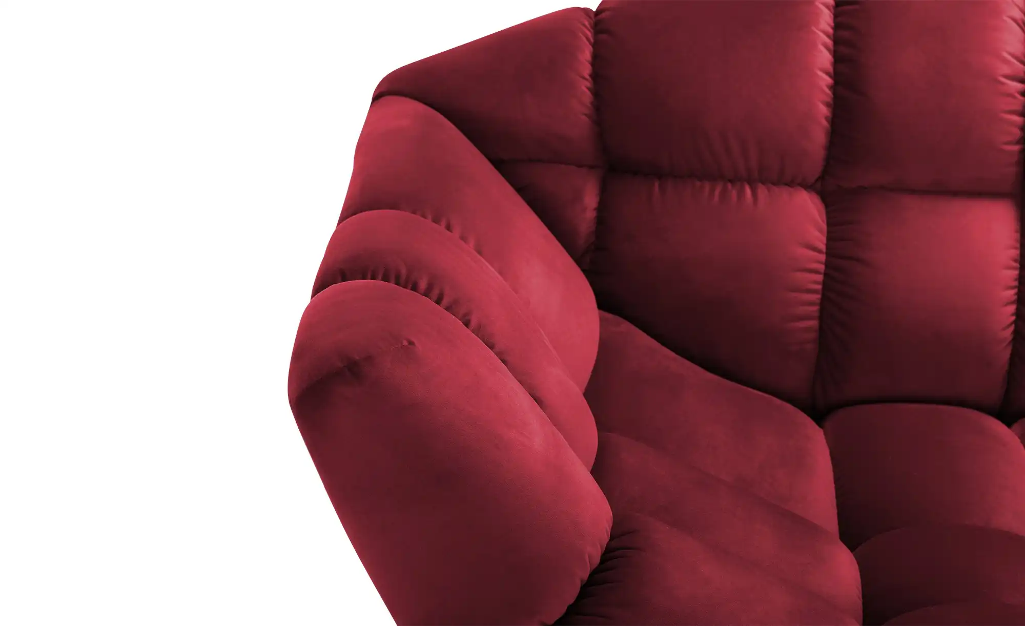 Twist Einzelsofa aus Mikrofaser Gappa
