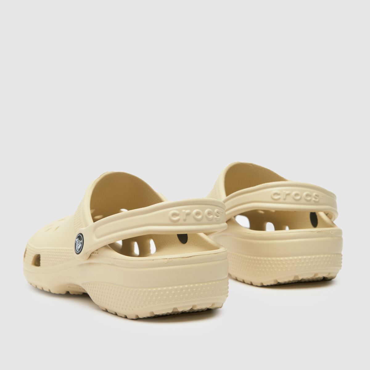 Klasični sandali Crocs v kamniti barvi