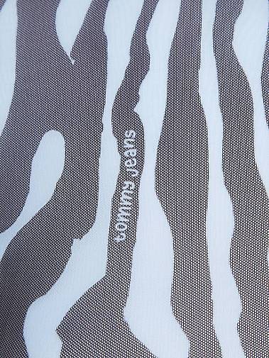 TOMMY-JEANS Damen Longsleeve TJW ZEBRA MESH