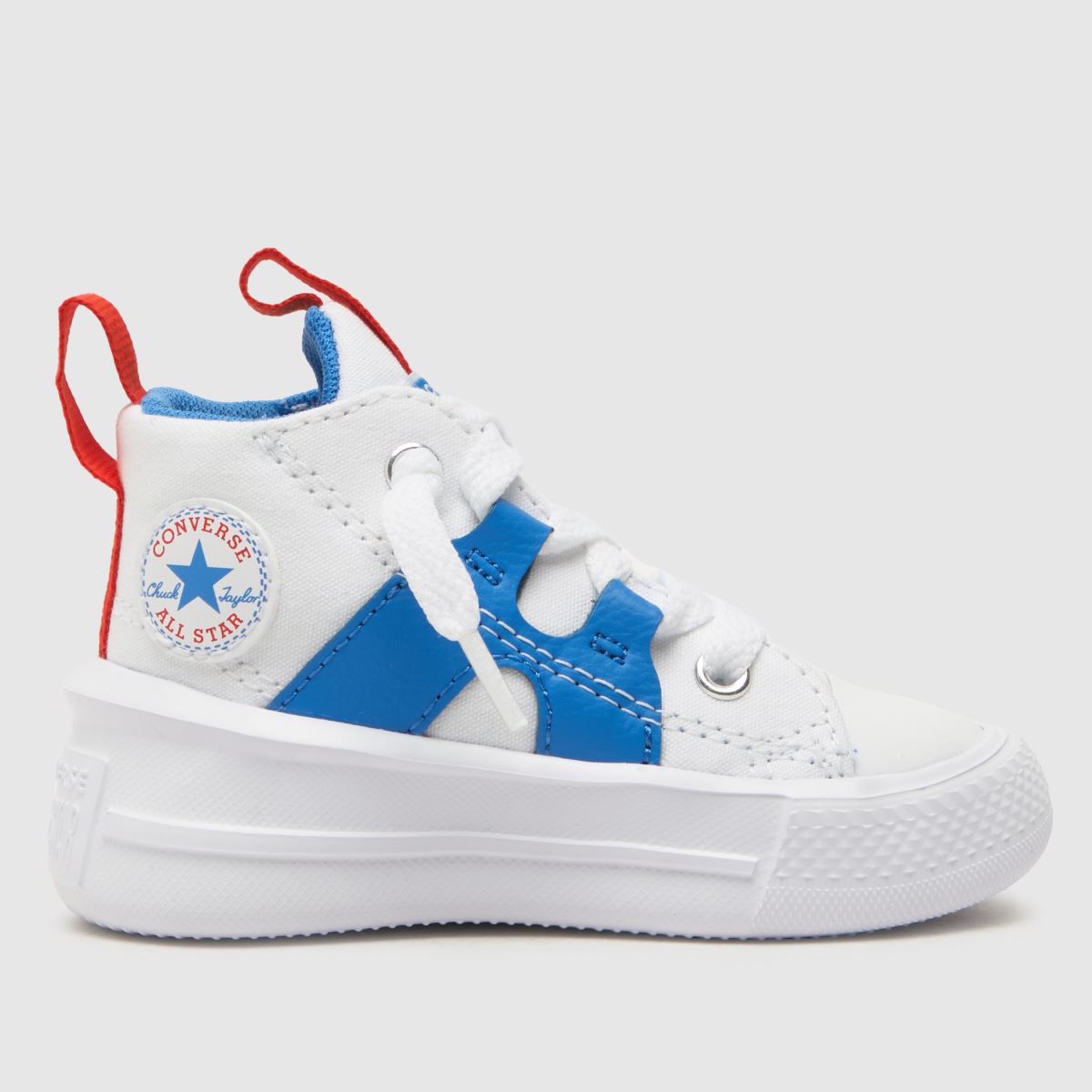 Converse beli in modri superge All Star Ultra za fante z malčkom