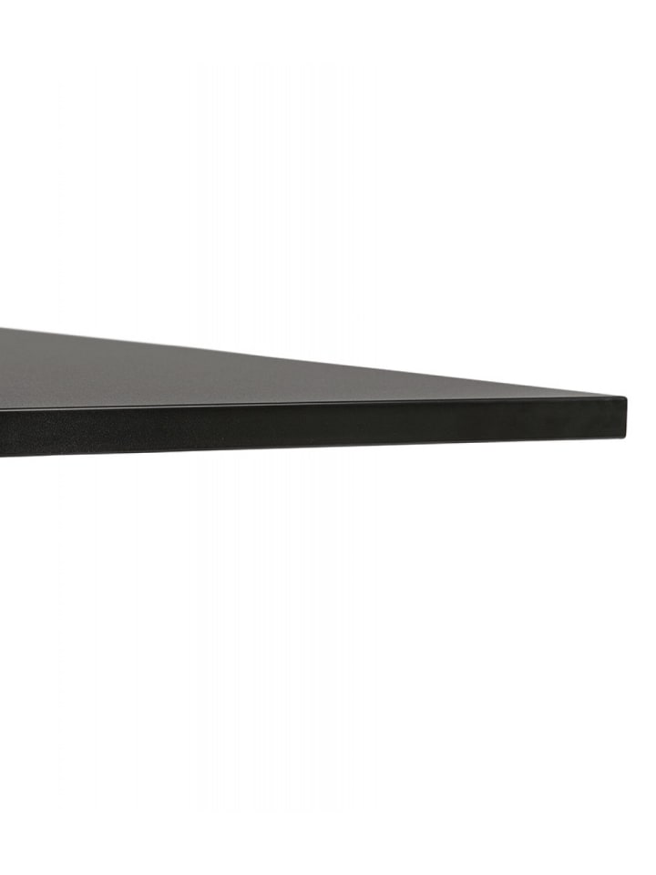KADIMA DESIGN Klappschreibtisch aus Aluminium mit Melaminholzplatte | Elegant in Schwarz günstig kaufen