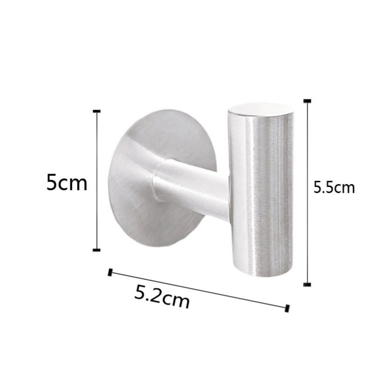 Union Reisen Wandhaken 3 Stück No-Punch-Haken aus Edelstahl, (3-St)