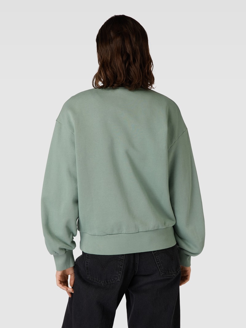 Sweatshirt mit Label-Details in schilf