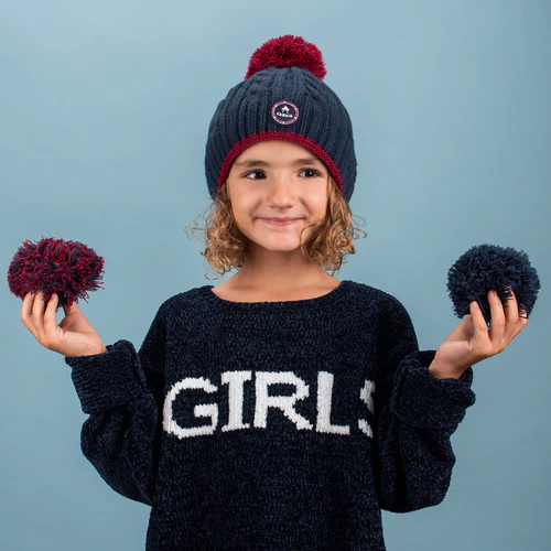Milky Navy navy blue beanie
